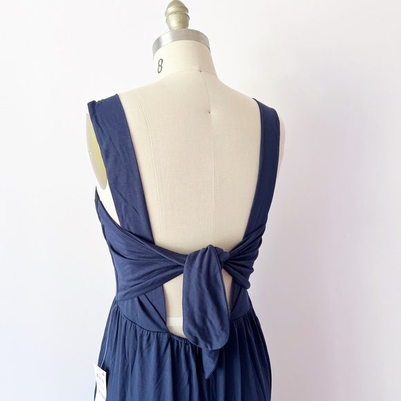 INC International Concepts Deep Blue Maxi Dress - Picture 4 of 6